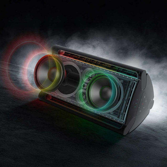 tecnologia audio parlante party speaker tp200k tcl 200speaker mp madecentro