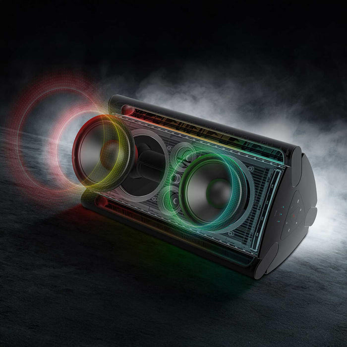 tecnologia audio parlante party speaker tp300k tcl 300speaker mp madecentro