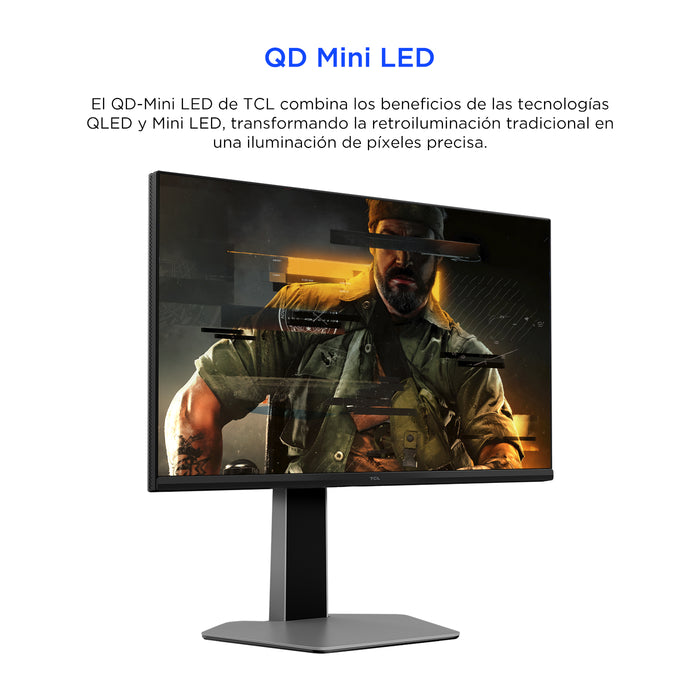 tecnologia computacion monitor 25 pulgadas g64 mini led tcl 25g64 mp madecentro