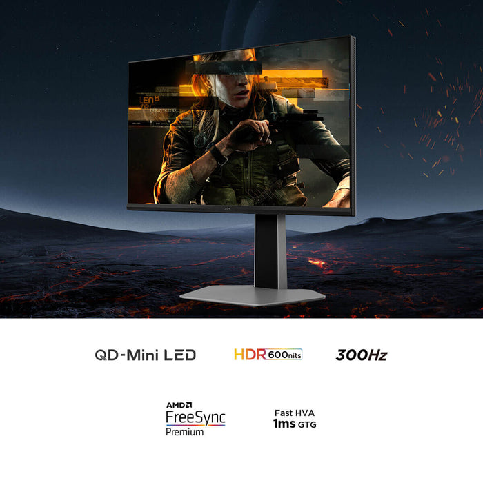 tecnologia computacion monitor 25 pulgadas g64 mini led tcl 25g64 mp madecentro