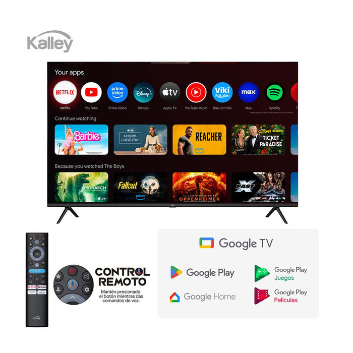 tecnologiatelevisorkalley40infhdqledsmarttvgoogle40gq20040gq200madecentro