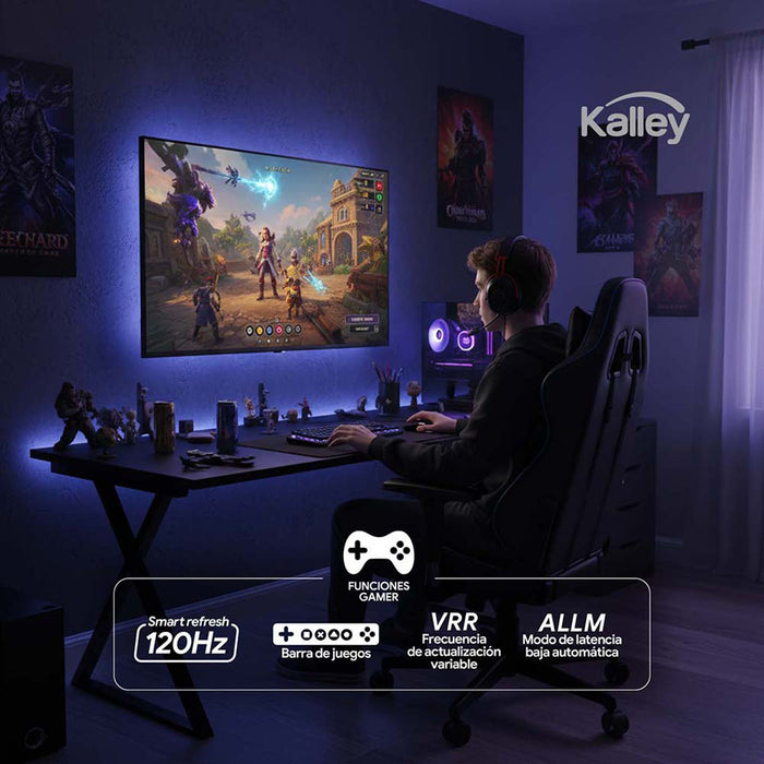 tecnologiatelevisorkalley43inmaxled4kuhdsmarttvgoogle43g31543g315madecentro