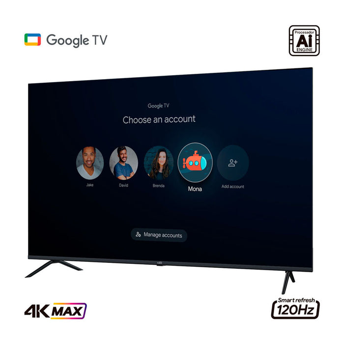 tecnologiatelevisorkalley55inmaxled4kuhdsmarttvgoogle55g31555g315madecentro