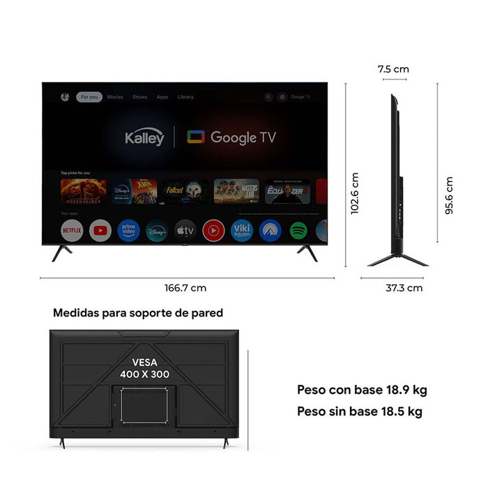tecnologiatelevisorkalley75inqled4kuhdsmarttvgoogle75gq41575gq415madecentro
