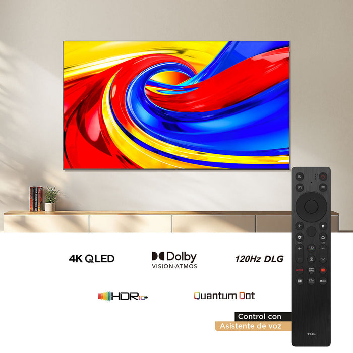 tecnologiatvyvideotelevisor65pulgadasp7l4kqledtclmadecentro