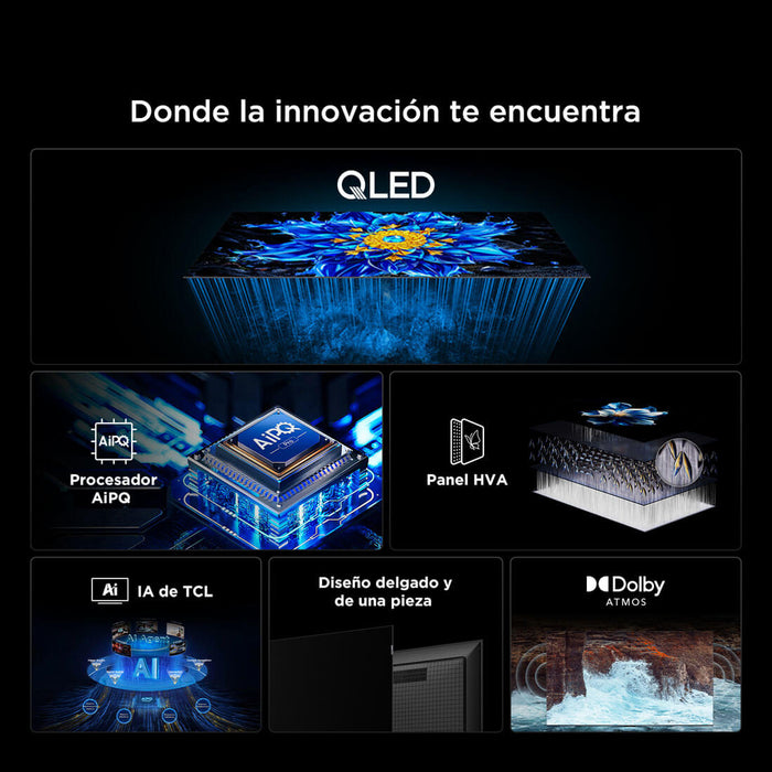 tecnologiatvyvideotelevisor65pulgadasp7l4kqledtclmadecentro