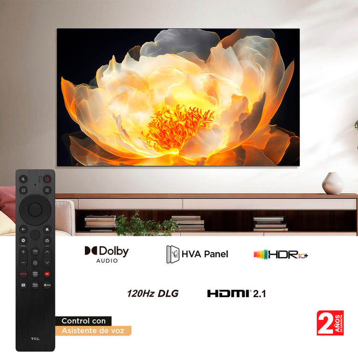 tecnologia tv y video televisor 65 pulgadas v6c led 4k marca tcl madecentro