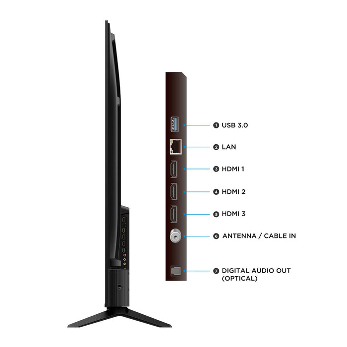 tecnologia tv y video televisor 65 pulgadas v6c led 4k marca tcl madecentro