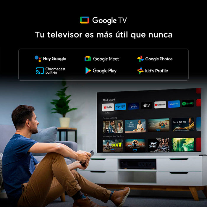 tecnologia tv y video televisor tcl 43s5k qled fhd de 43 pulgadas madecentro