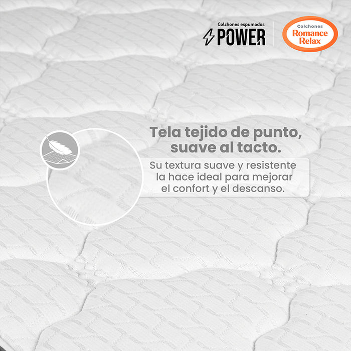 Colchón Power Clasico Firme 140X190X028, Doble