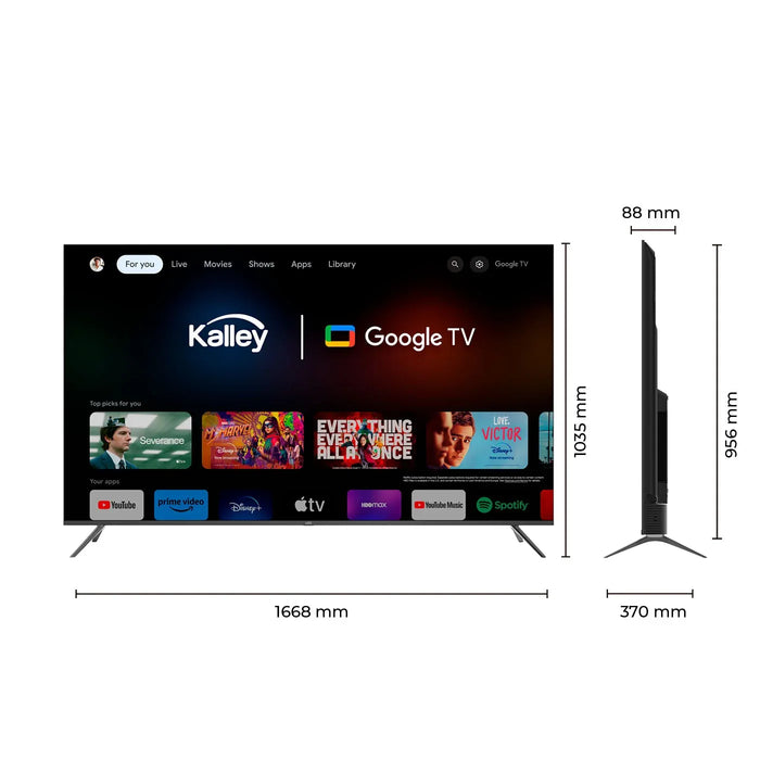 Televisor 75" QLED ultra HD 4k Smart TV