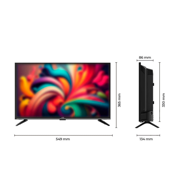 Televisor marca Kalley 24" con pantalla LED HD