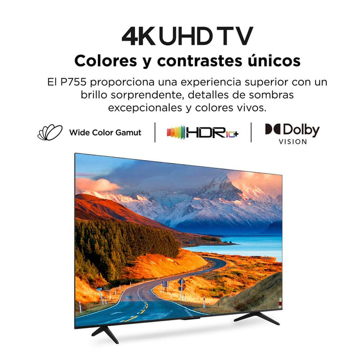 Televisor de 50" 4k ultra HD