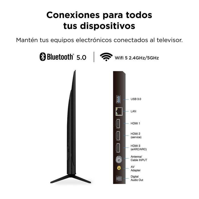 Televisor de 50" 4k ultra HD