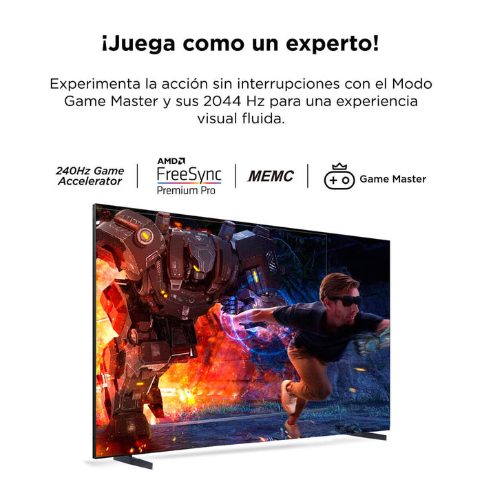 Televisor de 115" mini led 4k