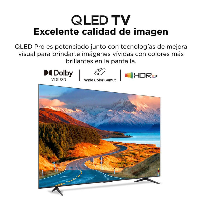 Televisor de 50" QLED 4k ultra HD