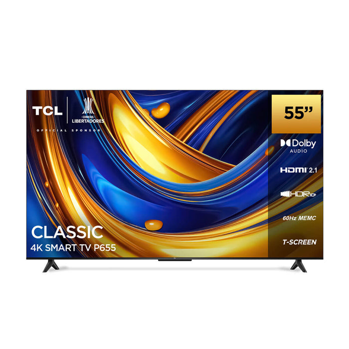 Televisor de 55" 4k ultra HD marca TCL