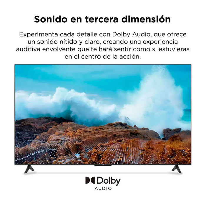 Televisor de 55" 4k ultra HD marca TCL