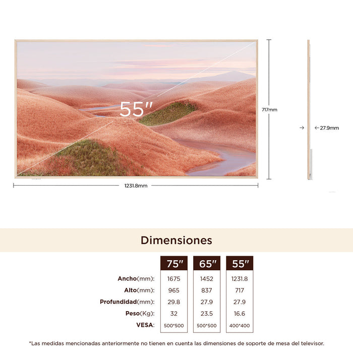 televisores tv y video televisor 55 pulgadas qled 4k tcl 55a300w mp madecentro