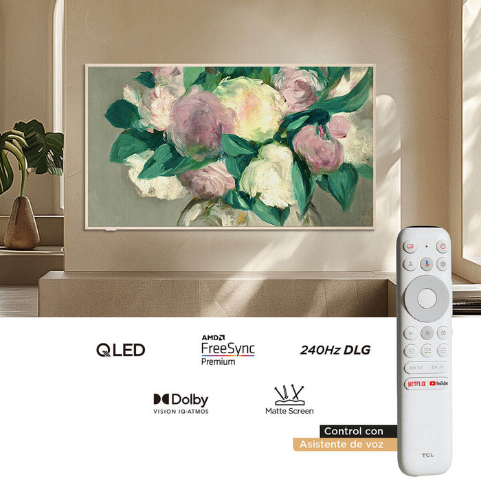 televisores tv y video televisor 65 pulgadas qled 4k tcl 65a300w mp madecentro