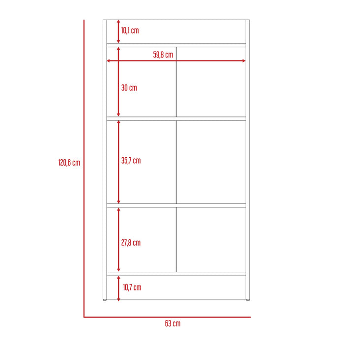 Combo para oficina galicia, incluye escritorio y biblioteca