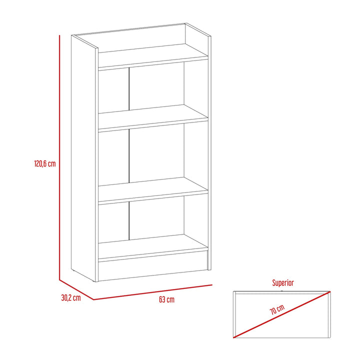 Combo para oficina galicia, incluye escritorio y biblioteca