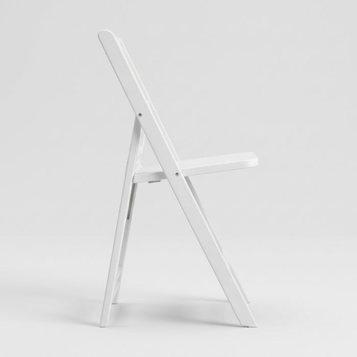 Silla Plegable Erin, Blanco, Diseño Práctico y Funcional