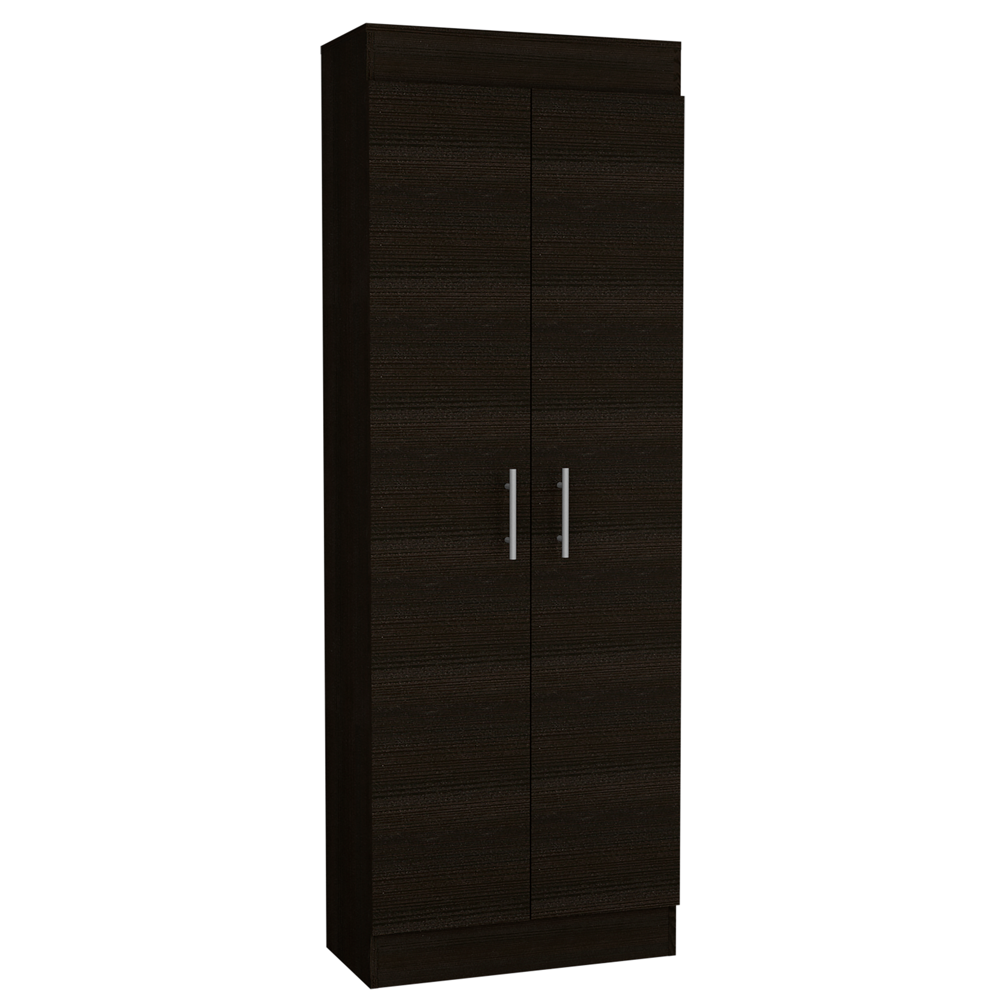 Alacena Barlovento, Wengue, con Cinco Entrepaños y Dos Puertas Batientes