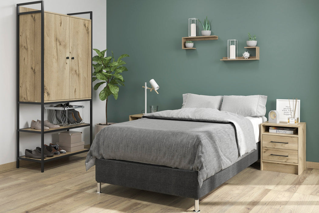 Combo Para Habitación Acis, Incluye Base Cama Sencilla, Colchón y Protector