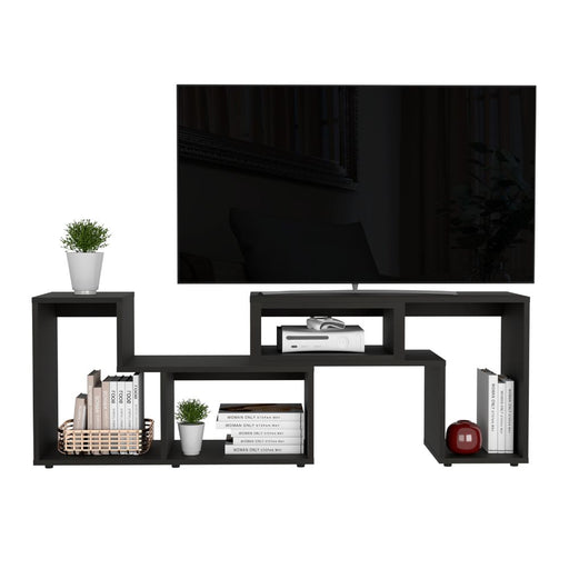 Mesa para tv telmo, chocolate, con espacio para tv hasta de 80 pulgada -  Madecentro