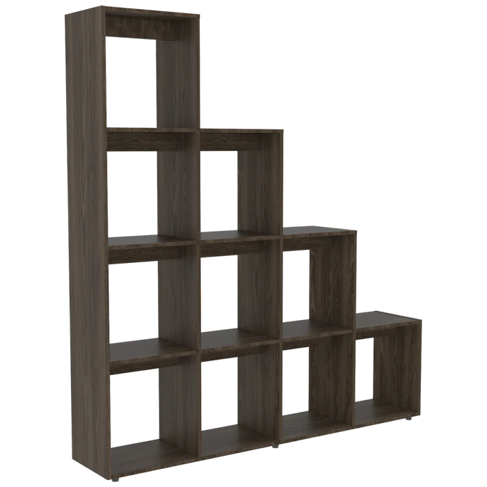 Biblioteca Escalera Ascher color Chocolate para Oficina.