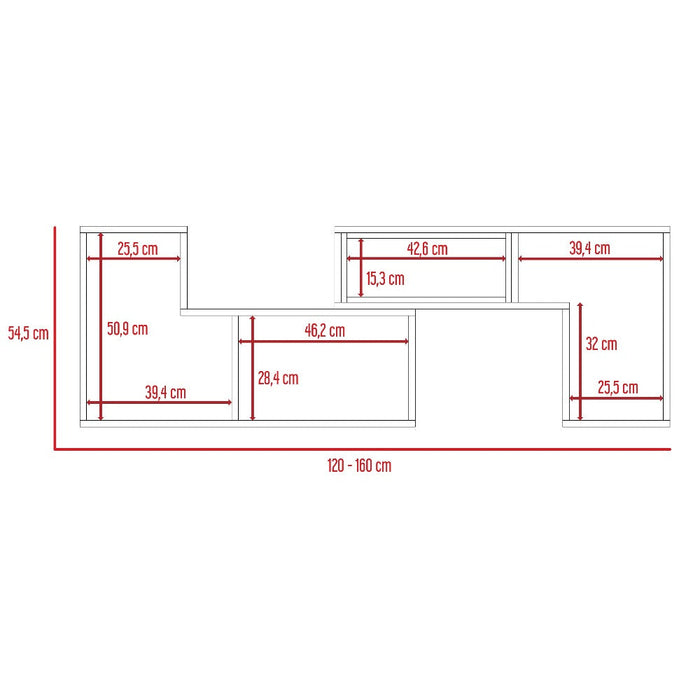 Combo Para Sala Venecia, Incluye Mesa Para Tv Y Mesa De Centro.