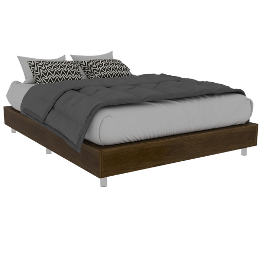 Base Cama Doble Confort, Cobre, Incluye Tendido de Tablas Ideal