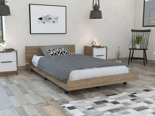 Combo Para Habitación Gadel, Incluye Cama Sencilla, Colchón y Protector