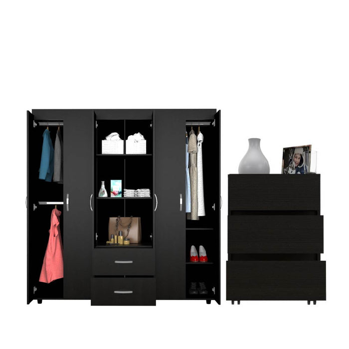 Combo Para Habitación Ontario, Incluye Closet y Archivador