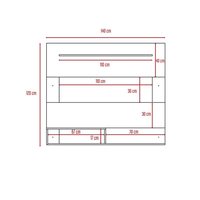 Combo Para Sala Elyon, Incluye Panel Tv Y Bar.