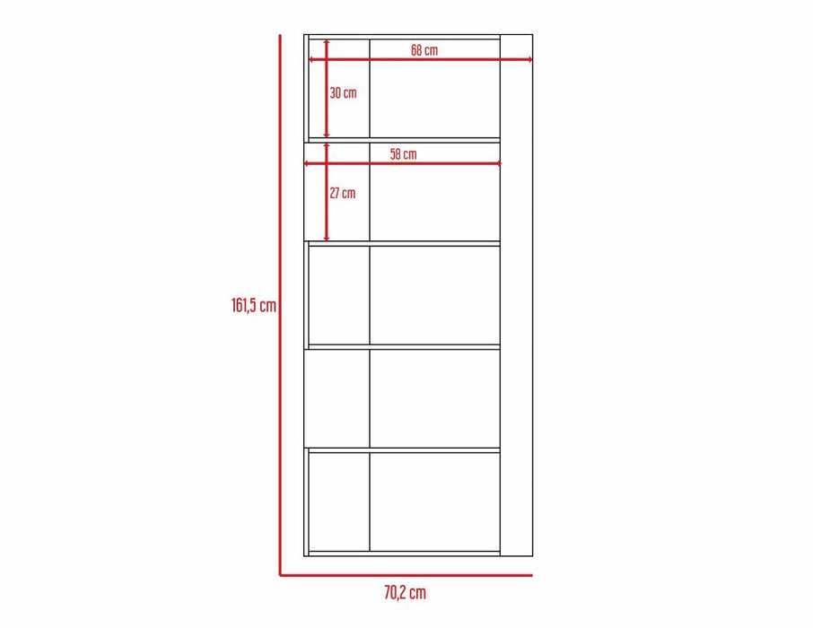 Combo Para Sala Kahlo, Incluye Biblioteca Cubo Mesa Auxiliar Y Mesa De Centro.