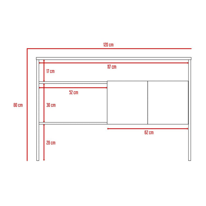 Combo Para Sala Malta, Incluye Mesa Para Tv Y Mesa Auxiliar.