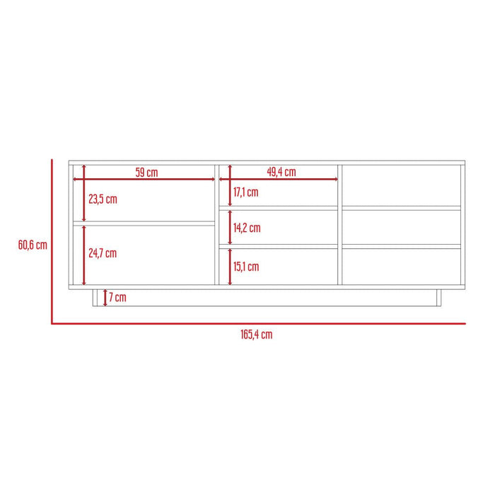 Combo Para Sala Tovar, Incluye Mesa Para Tv Y Mesa De Centro.