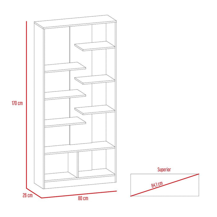 Combo Para Sala Rocco, Incluye Mesa Para Tv Biblioteca Mesa Auxiliar Y Mesa De Centro.