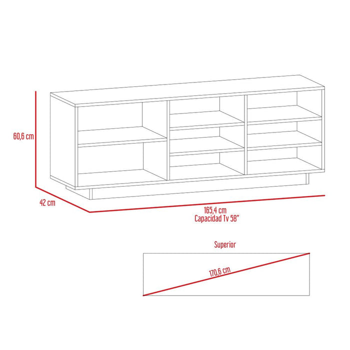 Combo Para Sala Dorotea, Incluye Mesa Para Tv Vitrina Y Mesa De Centro.