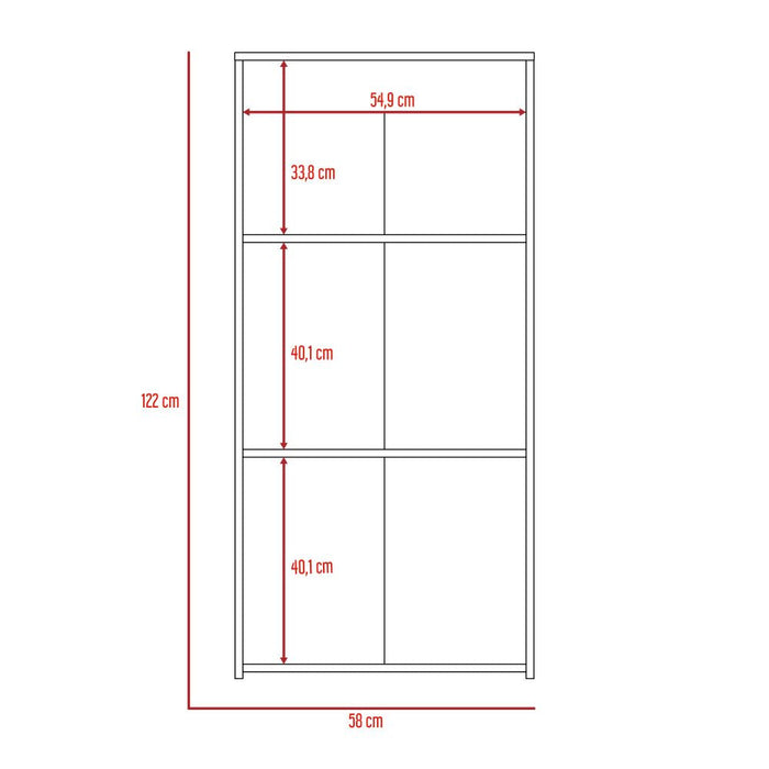 Combo Para Sala Zoe, Incluye Mesa Para Tv Y Biblioteca.