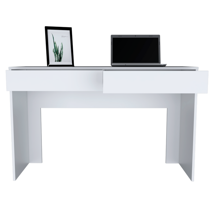 Combo de oficina, nieve, incluye escritorio y silla de escritorio, blanco