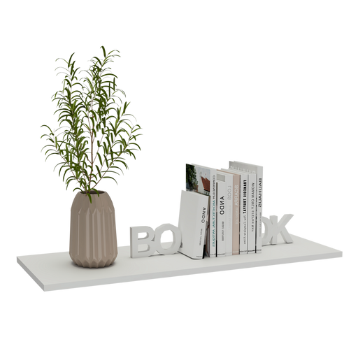 Entrepaño Flotante Coruña, Blanco, X6 Unidades