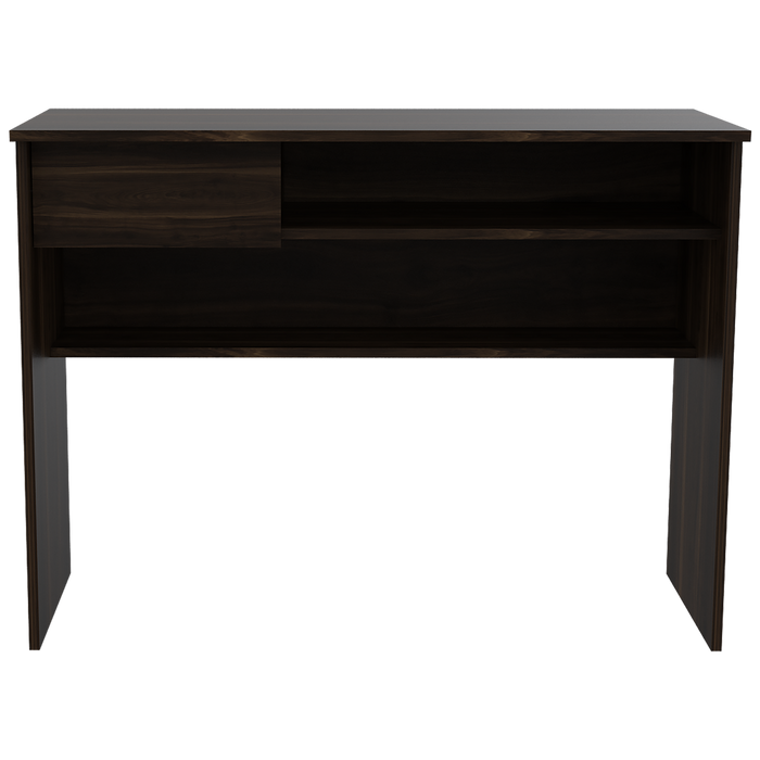 Escritorio Taira, Caoba, con Amplia Superficie de Trabajo y Un Cajón