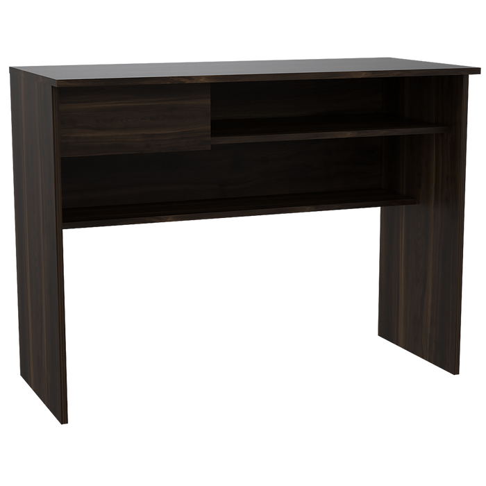 Escritorio Taira, Caoba, con Amplia Superficie de Trabajo y Un Cajón