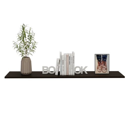 Entrepaño Flotante Coruña, Wengue, X6 Unidades