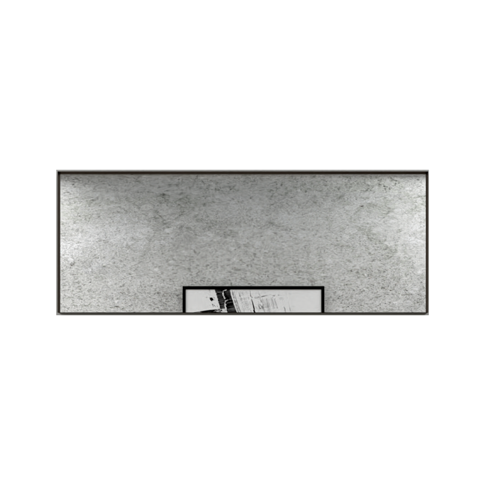 Espejo Rectangular Galena, Negro, con Marco En Estructura En Aluminio