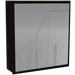 Gabinete de Baño Luma, Wengue, con Puerta Espejo y Dos Entrepaños Para Ubicar Múltiples Objetos X2