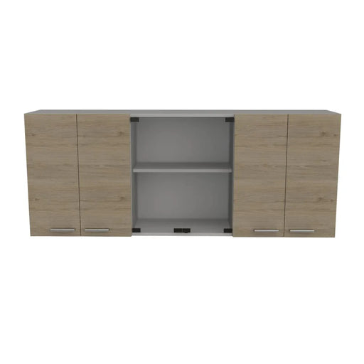 Gabinete Superior Vega color Beige y Blanco para Cocina.
